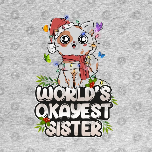 World's Okayest Sister Shirt Family by Meryarts